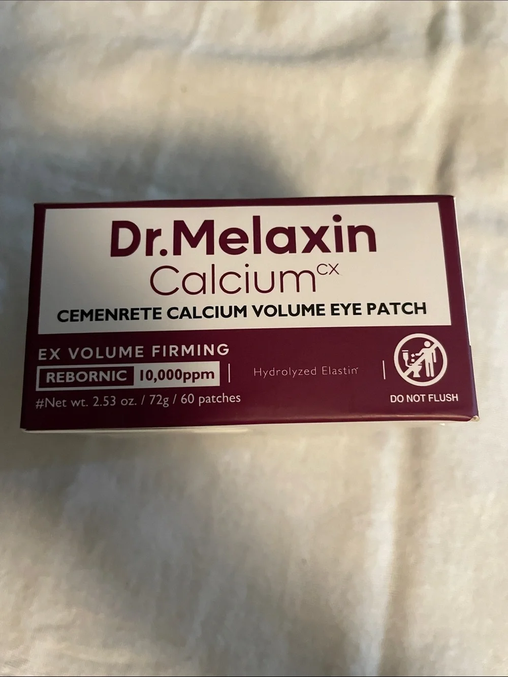 Calcium Cx Burgundy Eye Patch - Firming Calcium Volume Eye Patches